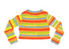 YANYAN KNITS 25 Spring/Summer FLOATEE Shrink Round Neck Cardigan YYK-YYW25-0461-PIN Colorblocking